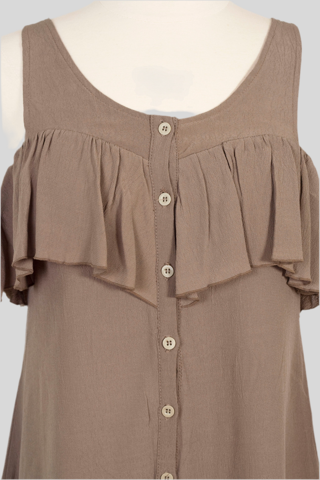 Olive Georgette Dress